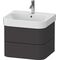Duravit WTU HAPPY D.2 PLUS 575x490mm 2 Schubk gra s-matt o ES