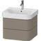Duravit WTU HAPPY D.2 PLUS 575x490mm 2 Schubk Steingr sdm o ES