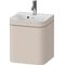 Duravit Waschtischset HAPPY D.2 PLUS Türansch re 400x360mm o HL Steingr sdm