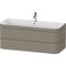 Duravit Waschtischset HAPPY D.2 PLUS 2 Schubk 1175x490mm o HL Steingr sdm