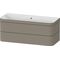 Duravit Waschtischset HAPPY D.2 PLUS 2 Schubk 1175x490mm e HL Steingr sdm