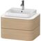 Duravit WTU HAPPY D.2 PLUS 650x480mm 2 Schubk medi Ei o ES