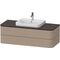 Duravit WTU HAPPY D.2 PLUS 1300x550mm 2 Schubk L o ES