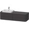 Duravit WTU HAPPY D.2 PLUS 1600x550mm 4 Sk WT li gra s-matt o ES