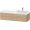 Duravit WTU HAPPY D.2 PLUS 1600x550mm 4 Schubk WT re medi Ei o ES