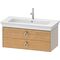 Duravit Waschtischunterbau WHITE TULIP 984x410mm 2 Sk Ei na mass / ta sdm o ES