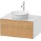 Duravit Waschtischunterbau WHITE TULIP 800x408mm 1 Az Ei na mass / we hgl o ES
