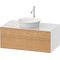 Duravit Waschtischunterbau WHITE TULIP 1000x408mm 1 Az Ei na mass / we hgl o ES