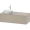 Duravit Waschtischunterbau WHITE TULIP 1300x550mm 1 Ausz. ta sdm o ES