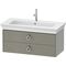 Duravit Waschtischunterbau WHITE TULIP 984x410mm 2 Schubk Steingr sdm o ES