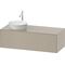 Duravit Waschtischunterbau WHITE TULIP 1300x550mm 1 Az Ei na mass / No we sdm o