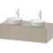 Duravit Waschtischunterbau WHITE TULIP 1300x550mm 1 Ausz. ta sdm o ES