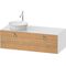 Duravit Waschtischunterbau WHITE TULIP 1300x550mm 1 Az Ei na mass / we hgl o ES