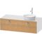 Duravit Waschtischunterbau WHITE TULIP 1300x550mm 1 Az Ei na mass / we hgl o ES