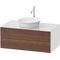 Duravit Waschtischunterbau WHITE TULIP 1000x550mm 2 Sk amerik NB / we hgl o ES