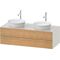Duravit Waschtischunterbau WHITE TULIP 1300x550mm 2 Sk Ei na mass / No we sdm o