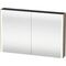 Duravit Spiegelschrank XSQUARE 1200x800x156mm, 27 W leinen