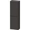 Duravit Halbhochschrank Ketho.2 400x1320x240mm TA li graphit supermatt