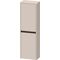 Duravit Halbhochschrank Ketho.2 400x1320x240mm TA links taupe matt