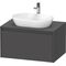 Duravit Waschtischunterbau Ketho.2 800x459x550mm graphit matt