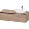 Duravit Waschtischunterbau Ketho.2 1400x459x550mm Be links betongrau matt