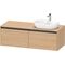 Duravit Waschtischunterbau Ketho.2 1400x459x550mm Becken rechts eiche natur