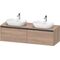 Duravit Waschtischunterbau Ketho.2 1600x459x550mm Be beidseitig eiche natur