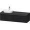 Duravit Waschtischunterbau Ketho.2 1600x459x550mm Be links eiche schwarz