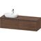 Duravit Waschtischunterbau Ketho.2 1600x459x550mm Be links nussbaum dunkel