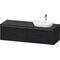 Duravit Waschtischunterbau Ketho.2 1600x459x550mm Be rechts eiche schwarz