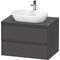 Duravit Waschtischunterbau Ketho.2 800x568x550mm graphit matt