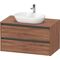 Duravit Waschtischunterbau Ketho.2 1000x568x550mm nussbaum natur