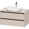Duravit Waschtischunterbau Ketho.2 1000x568x550mm taupe supermatt