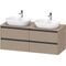 Duravit Waschtischunterbau Ketho.2 1400x568x550mm Becken beidseitig leinen