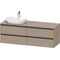 Duravit Waschtischunterbau Ketho.2 1600x568x550mm Becken links leinen