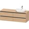 Duravit Waschtischunterbau Ketho.2 1600x568x550mm Becken rechts eiche natur
