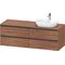 Duravit Waschtischunterbau Ketho.2 1600x568x550mm Be rechts nussbaum natur