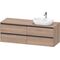 Duravit Waschtischunterbau Ketho.2 1600x568x550mm Becken rechts taupe matt