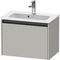 Duravit Waschtischunterbau Ketho.2 610x440x390mm betongrau matt