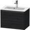 Duravit Waschtischunterbau Ketho.2 610x440x390mm eiche schwarz