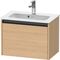 Duravit Waschtischunterbau Ketho.2 610x440x390mm eiche natur