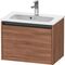 Duravit Waschtischunterbau Ketho.2 610x440x390mm nussbaum natur