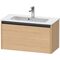 Duravit Waschtischunterbau Ketho.2 810x440x390mm eiche natur
