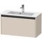 Duravit Waschtischunterbau Ketho.2 810x440x390mm taupe supermatt
