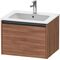 Duravit Waschtischunterbau Ketho.2 610x440x480mm nussbaum natur