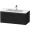 Duravit Waschtischunterbau Ketho.2 1010x440x480mm eiche schwarz