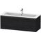 Duravit Waschtischunterbau Ketho.2 1210x440x480mm eiche schwarz