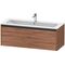 Duravit Waschtischunterbau Ketho.2 1210x440x480mm nussbaum natur