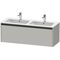 Duravit Waschtischunterbau Ketho.2 1280x440x480mm betongrau matt
