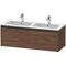 Duravit Waschtischunterbau Ketho.2 1280x440x480mm nussbaum dunkel